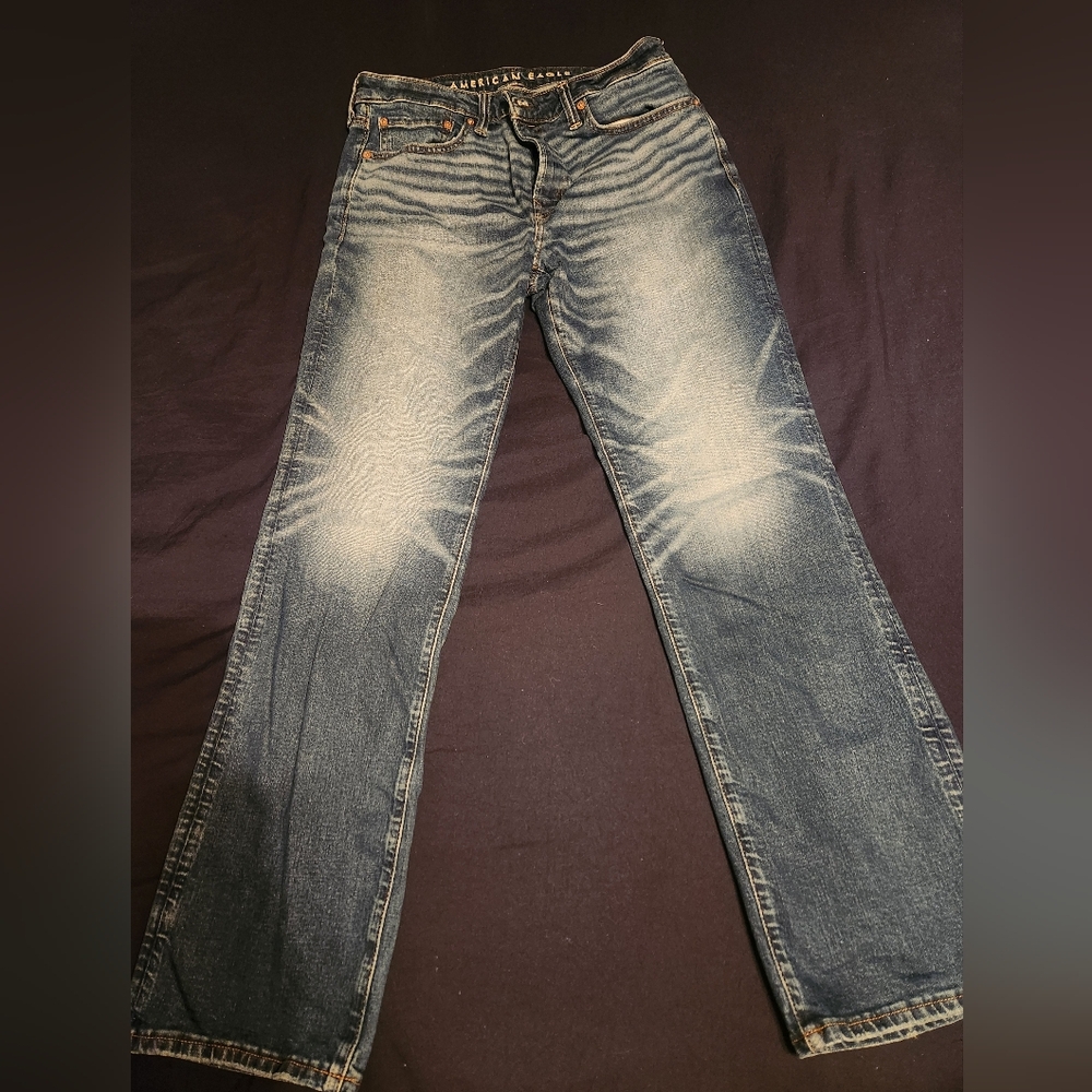American Eagle Original Bootcut With Airflex Men's Blue Jeans 32x32